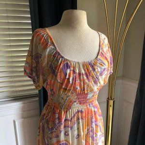 1960s Vintage Puff Sleeve Dress